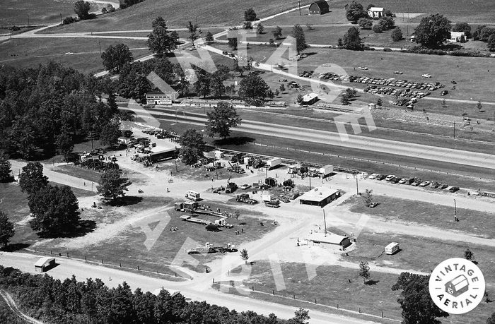 Milan Dragway - 1981 Aerial Photo (newer photo)